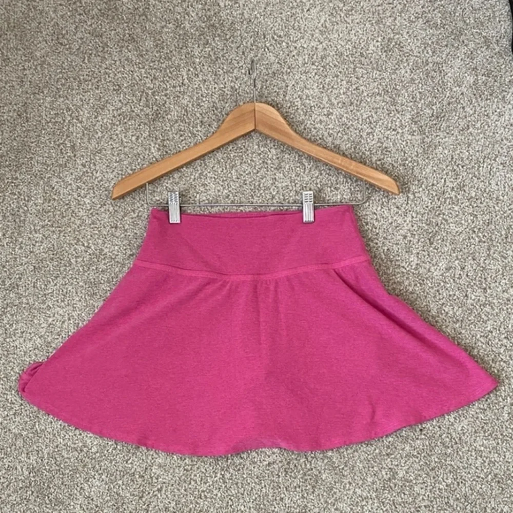 Beyond Yoga Women's Space Dye Pink Mini Athletic Skort